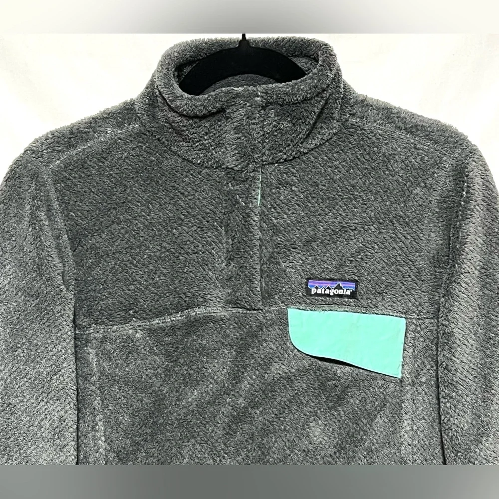 Patagonia Worn Wear Women's Re-Tool Snap-T Pullover Fleece Cozy Winter Warm